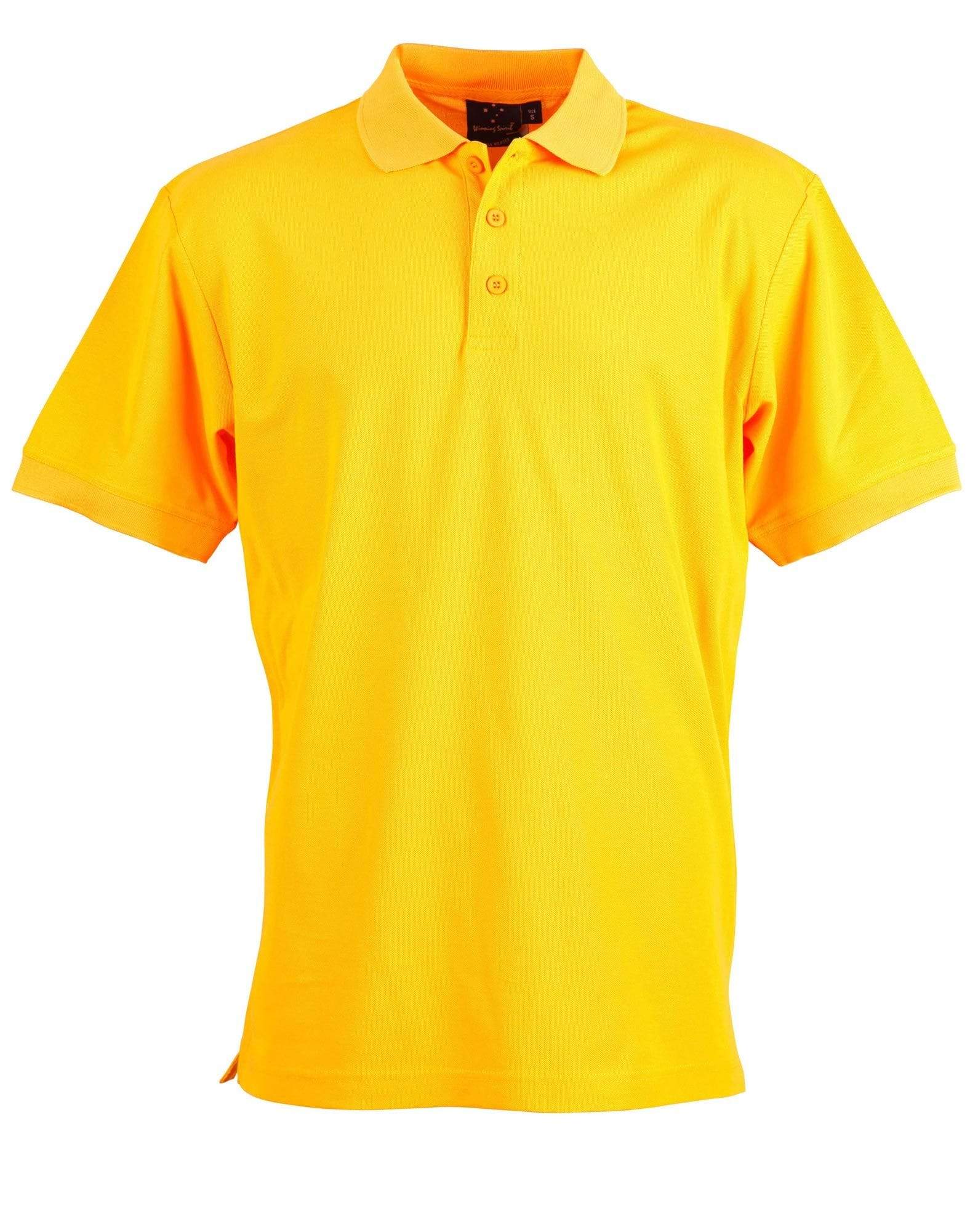 Winning Spirit Casual Wear Gold / S Connection Polo Men's Ps63